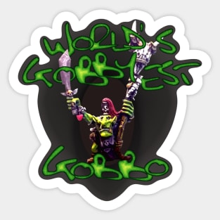 World's Gobbyest Gobbo Sticker